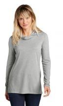 Sport-Tek � Ladies PosiCharge � Tri-Blend Wicking Long Sleeve Hoodie